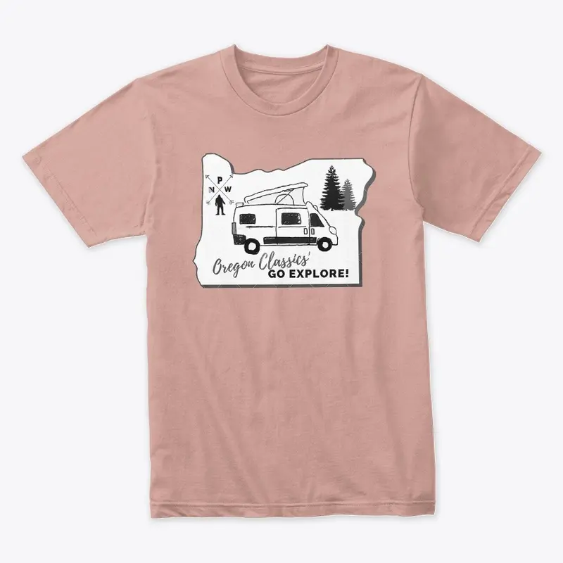 Oregon Classics' Go Explore Tshirt