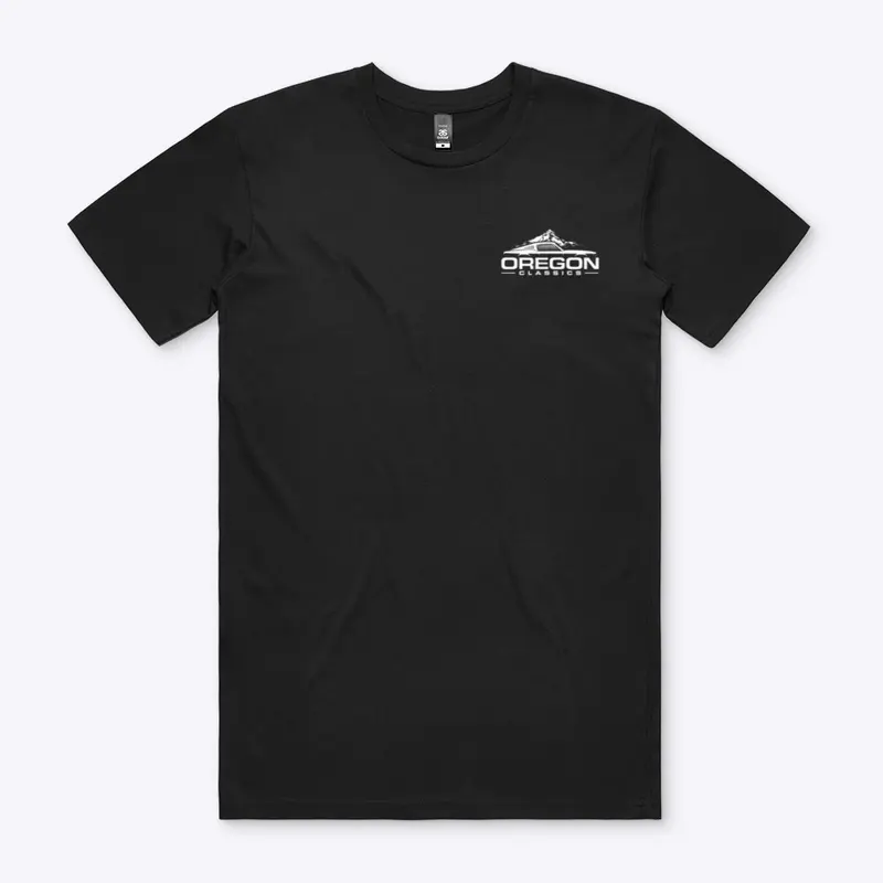 White on black T-Shirt